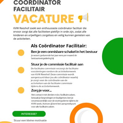 vacature facilitaire dienst